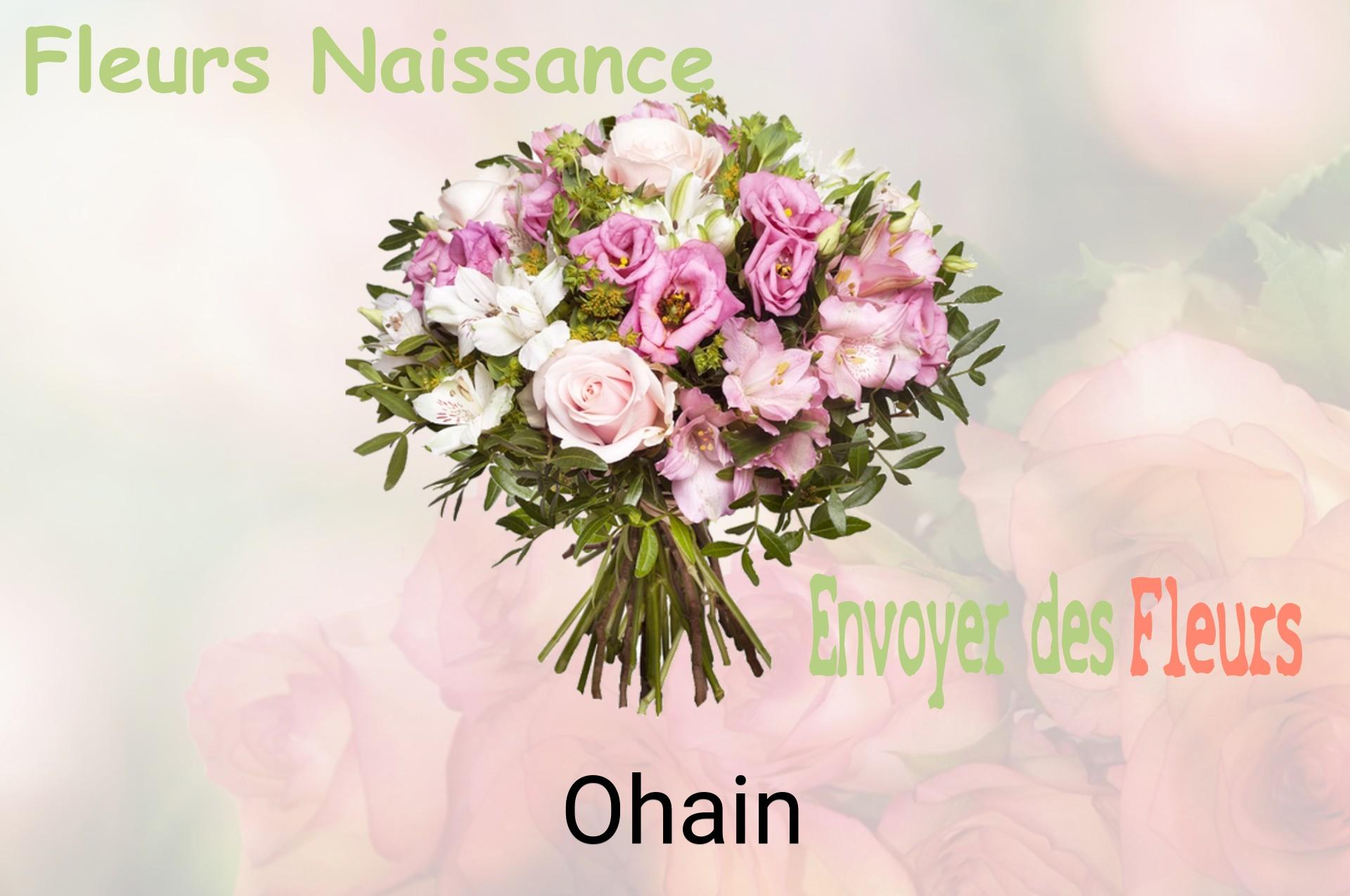 Bouquet de fleurs de naissance livré à Ohain